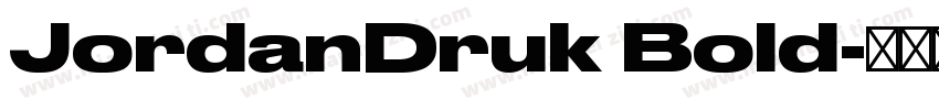 JordanDruk Bold字体转换